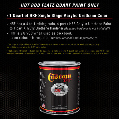 Mahogany Brown Metallic - Hot Rod Flatz Flat Matte Satin Urethane Auto Paint - Paint Quart Only