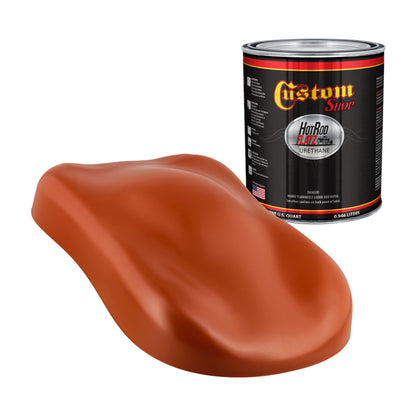 Oxide Red - Hot Rod Flatz Flat Matte Satin Urethane Auto Paint - Paint Quart Only Coating, 4:1 Mix