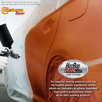 Oxide Red - Hot Rod Flatz Flat Matte Satin Urethane Auto Paint - Paint Quart Only Coating, 4:1 Mix