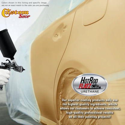 Desert Storm Tan - Hot Rod Flatz Flat Matte Satin Urethane Auto Paint - Paint Gallon Only Coating, 4:1