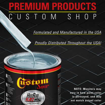 Frost Blue Metallic - Hot Rod Flatz Flat Matte Satin Urethane Auto Paint - Paint Gallon Only Coating