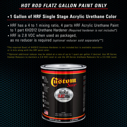Electric Blue Metallic - Hot Rod Flatz Flat Matte Satin Urethane Auto Paint - Paint Gallon Only