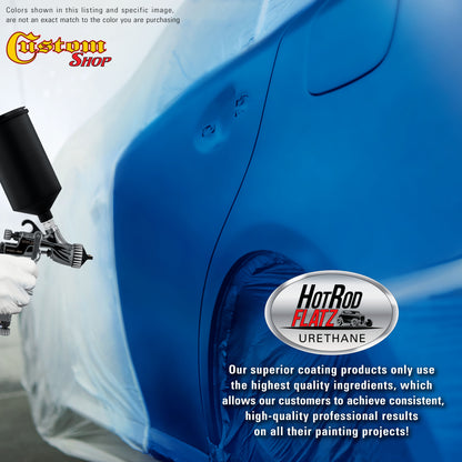 Viper Blue Metallic - Hot Rod Flatz Flat Matte Satin Urethane Auto Paint - Paint Gallon Only Coating
