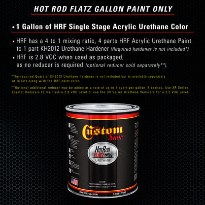 Slate Blue Metallic - Hot Rod Flatz Flat Matte Satin Urethane Auto Paint - Paint Gallon Only Coating