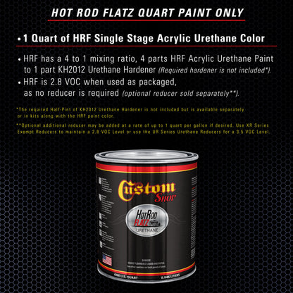 Astro Blue Metallic - Hot Rod Flatz Flat Matte Satin Urethane Auto Paint - Paint Quart Only Coating