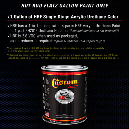 Cosmic Blue Metallic - Hot Rod Flatz Flat Matte Satin Urethane Auto Paint - Paint Gallon Only Coating