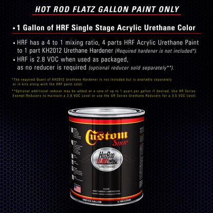 Indigo Blue Metallic - Hot Rod Flatz Flat Matte Satin Urethane Auto Paint - Paint Gallon Only Coating