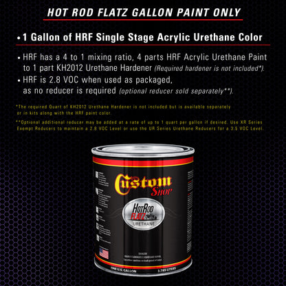 Plum Crazy Metallic - Hot Rod Flatz Flat Matte Satin Urethane Auto Paint - Paint Gallon Only Coating