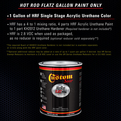 Sapphire Blue Metallic - Hot Rod Flatz Flat Matte Satin Urethane Auto Paint - Paint Gallon Only