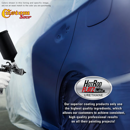 Sapphire Blue Metallic - Hot Rod Flatz Flat Matte Satin Urethane Auto Paint - Paint Gallon Only