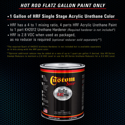Cruise Night Blue Metallic - Hot Rod Flatz Flat Matte Satin Urethane Auto Paint - Paint Gallon Only