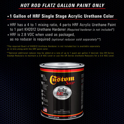 Daytona Blue Metallic - Hot Rod Flatz Flat Matte Satin Urethane Auto Paint - Paint Gallon Only
