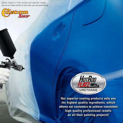 Burn Out Blue Metallic - Hot Rod Flatz Flat Matte Satin Urethane Auto Paint - Paint Quart Only