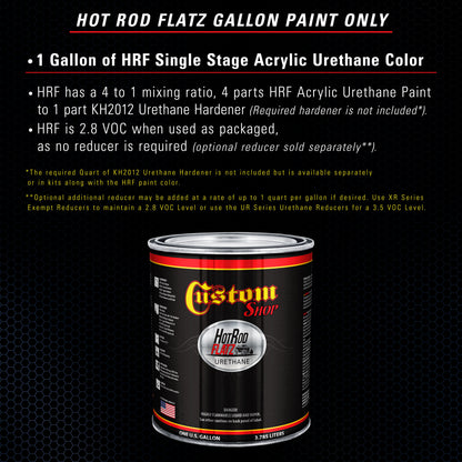 Moonlight Drive Blue Metallic - Hot Rod Flatz Flat Matte Satin Urethane Auto Paint - Paint Gallon Only