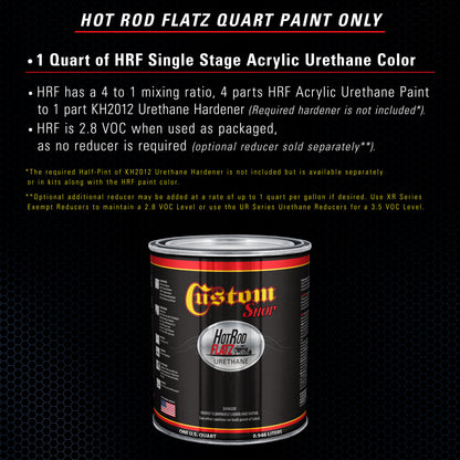 Moonlight Drive Blue Metallic - Hot Rod Flatz Flat Matte Satin Urethane Auto Paint - Paint Quart Only