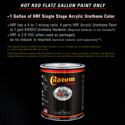 Dark Midnight Blue Pearl - Hot Rod Flatz Flat Matte Satin Urethane Auto Paint - Paint Gallon Only