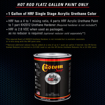 Intense Blue Metallic - Hot Rod Flatz Flat Matte Satin Urethane Auto Paint - Paint Gallon Only