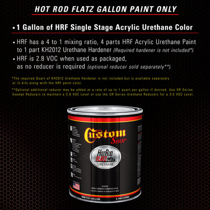 Carnival Red Pearl - Hot Rod Flatz Flat Matte Satin Urethane Auto Paint - Paint Gallon Only Coating