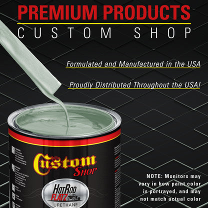 Frost Green Metallic - Hot Rod Flatz Flat Matte Satin Urethane Auto Paint - Paint Gallon Only Coating