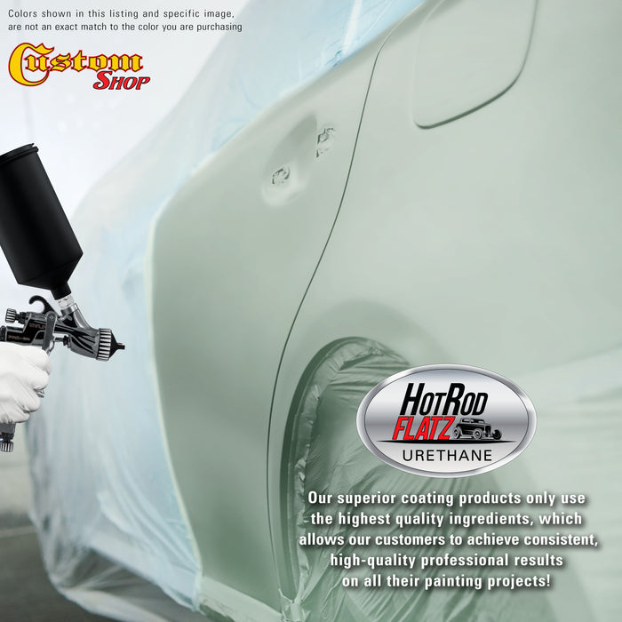 Frost Green Metallic - Hot Rod Flatz Flat Matte Satin Urethane Auto Paint - Paint Gallon Only - Professional Low Sheen Automotive, Car Truck Coating, 4:1 Mix Ratio
