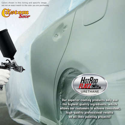 Silver Aqua Metallic - Hot Rod Flatz Flat Matte Satin Urethane Auto Paint - Paint Gallon Only Coating