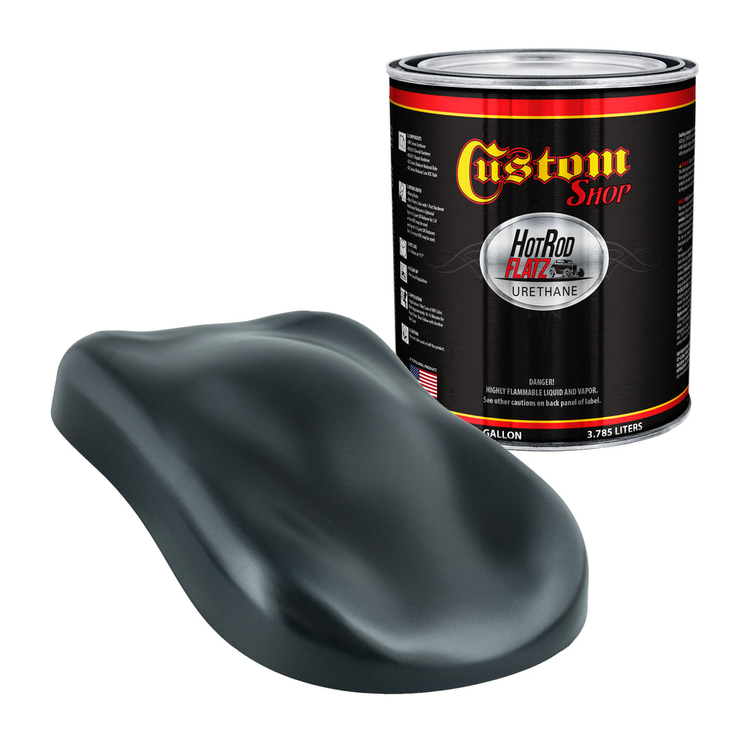 Dark Turquoise Metallic - Hot Rod Flatz Flat Matte Satin Urethane Auto Paint - Paint Gallon Only