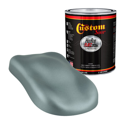 Steel Gray Metallic - Hot Rod Flatz Flat Matte Satin Urethane Auto Paint - Paint Gallon Only Coating