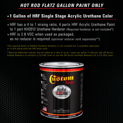 Dark Teal Metallic - Hot Rod Flatz Flat Matte Satin Urethane Auto Paint - Paint Gallon Only Coating
