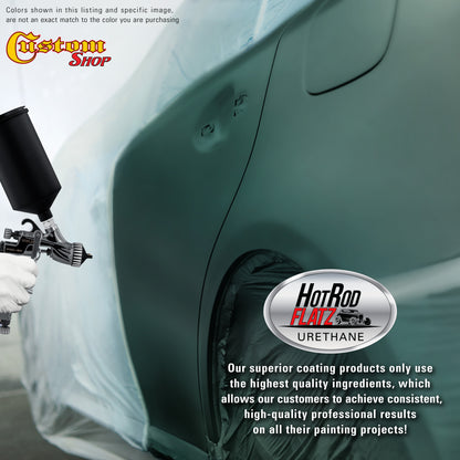 Dark Teal Metallic - Hot Rod Flatz Flat Matte Satin Urethane Auto Paint - Paint Quart Only Coating