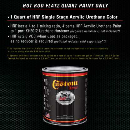 Emerald Green Metallic - Hot Rod Flatz Flat Matte Satin Urethane Auto Paint - Paint Quart Only
