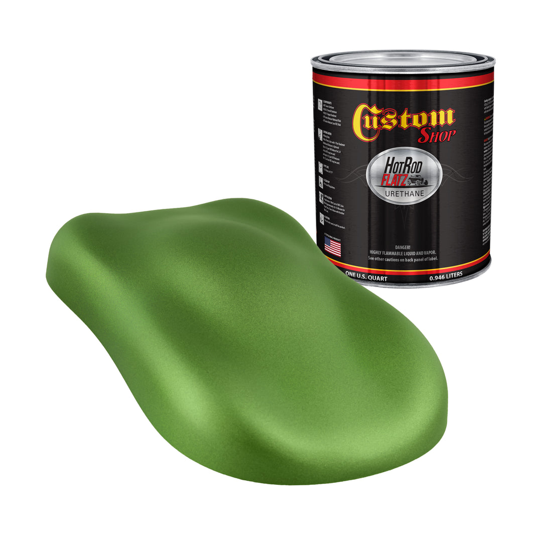 Synergy Green Metallic - Hot Rod Flatz Flat Matte Satin Urethane Auto Paint - Paint Quart Only