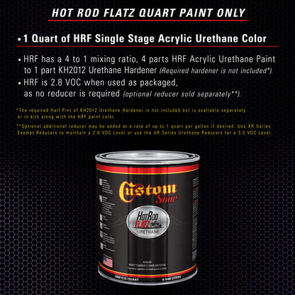 Plum Crazy Metallic - Hot Rod Flatz Flat Matte Satin Urethane Auto Paint - Paint Quart Only Coating
