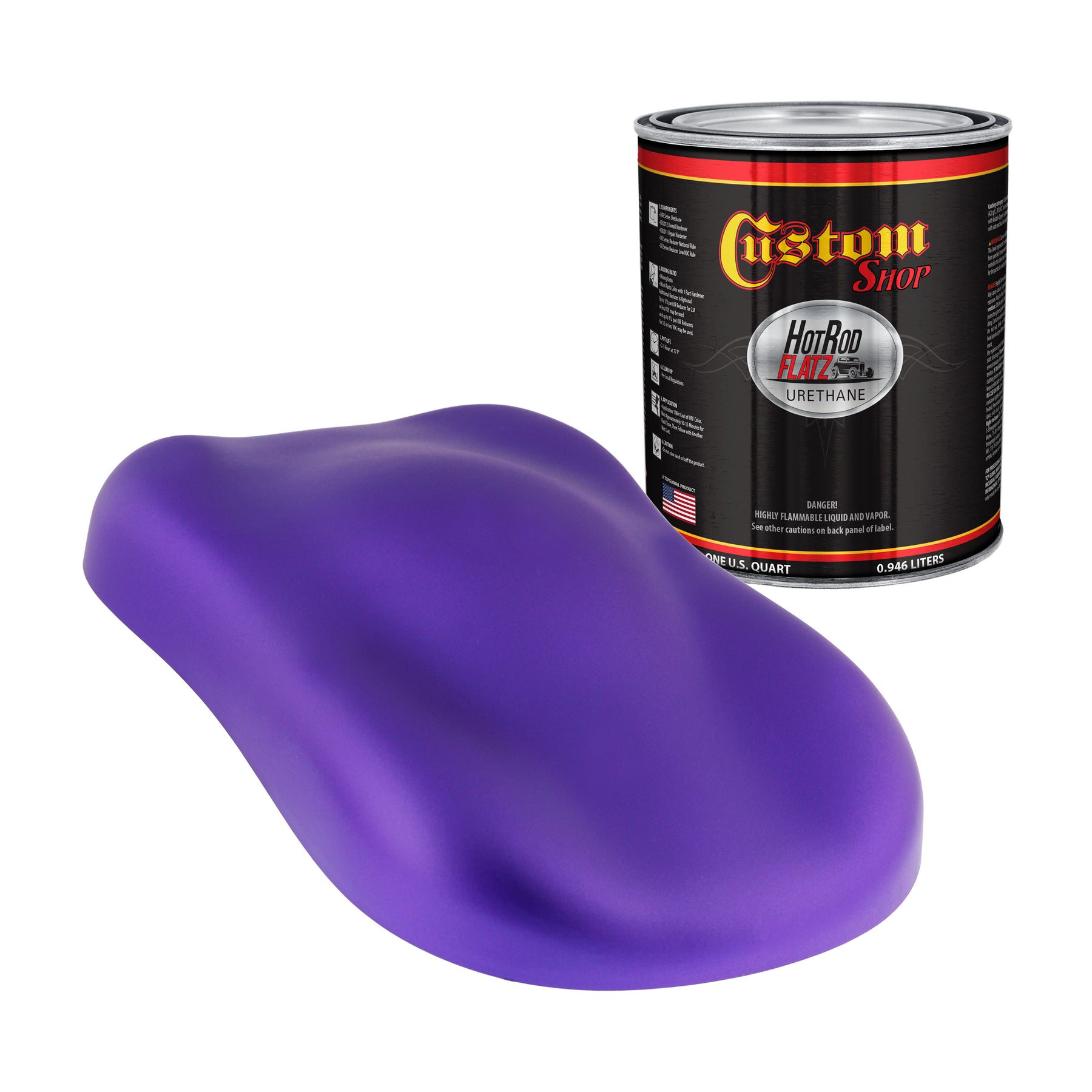 Passion Purple Pearl - Flatz Hot Rod Flatz Urethane Quart — TCP Global