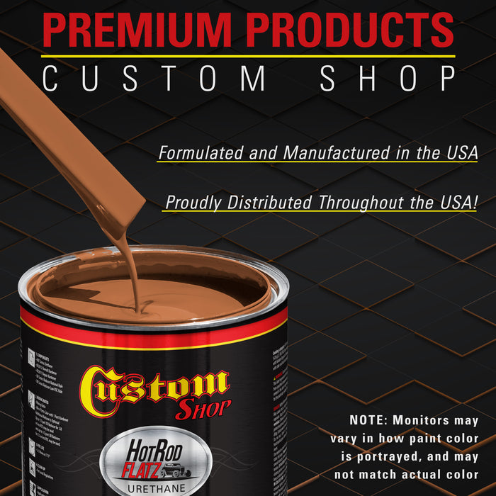 Copper Pearl - Hot Rod Flatz Flat Matte Satin Urethane Auto Paint - Paint Gallon Only - Professional Low Sheen Automotive, Car Truck Coating, 4:1 Mix Ratio