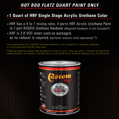 Copper Pearl - Hot Rod Flatz Flat Matte Satin Urethane Auto Paint - Paint Quart Only Coating, 4:1 Mix