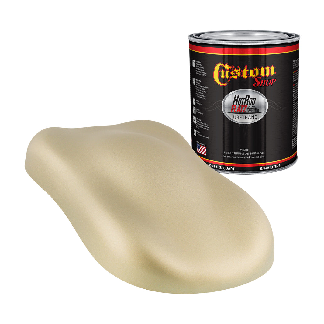 California Suede Metallic - Hot Rod Flatz Flat Matte Satin Urethane Auto Paint - Paint Quart Only