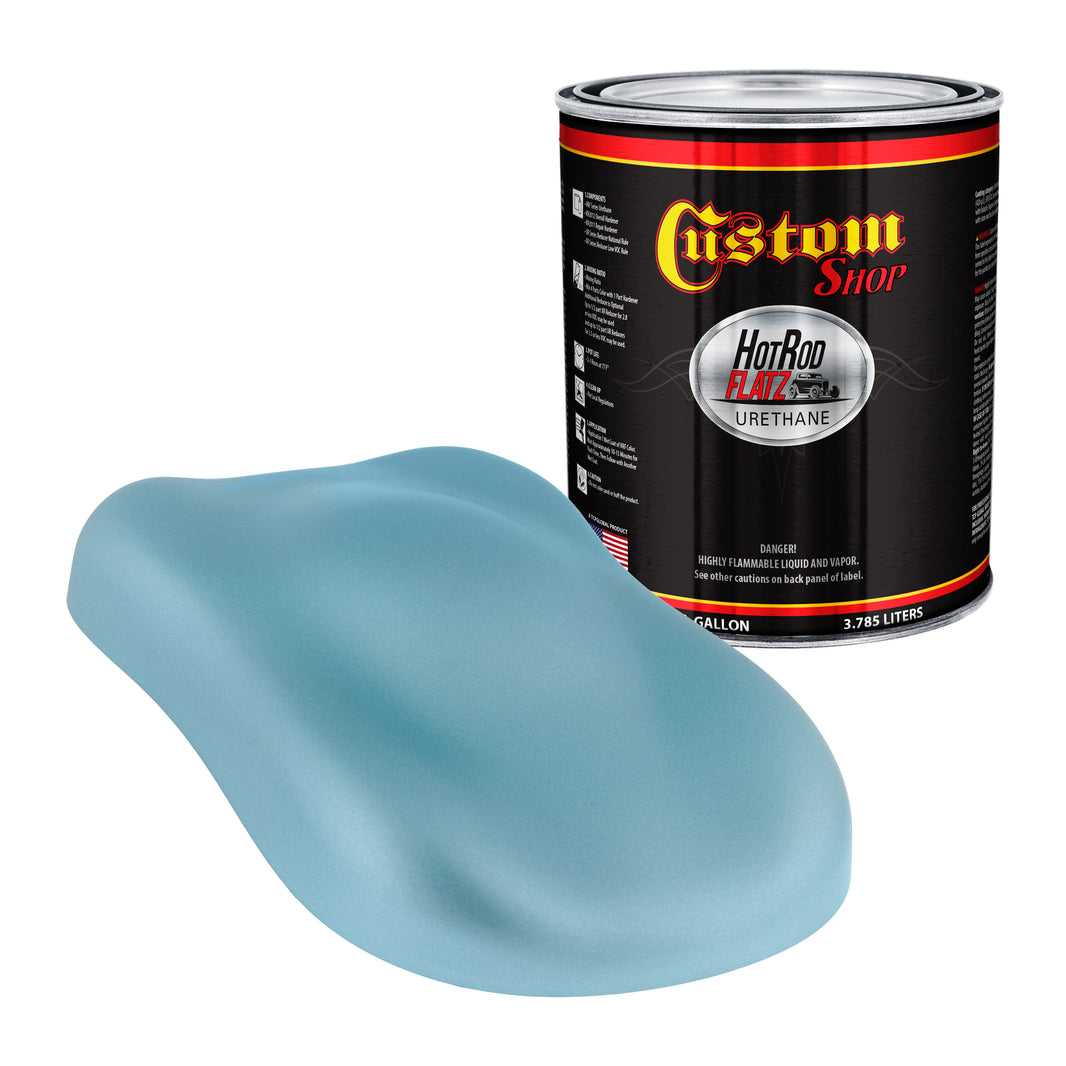 Diamond Blue Metallic - Hot Rod Flatz Flat Matte Satin Urethane Auto Paint - Paint Gallon Only