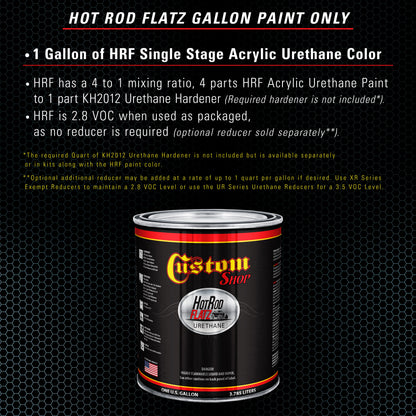 Diamond Blue Metallic - Hot Rod Flatz Flat Matte Satin Urethane Auto Paint - Paint Gallon Only