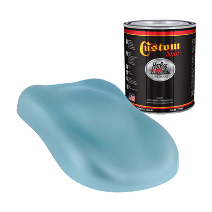 Diamond Blue Metallic - Hot Rod Flatz Flat Matte Satin Urethane Auto Paint - Paint Quart Only Coating