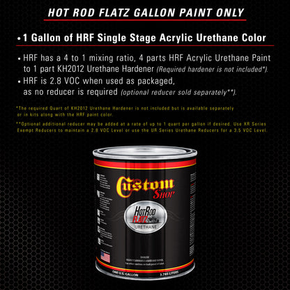 Vintage Burgundy Metallic - Hot Rod Flatz Flat Matte Satin Urethane Auto Paint - Paint Gallon Only