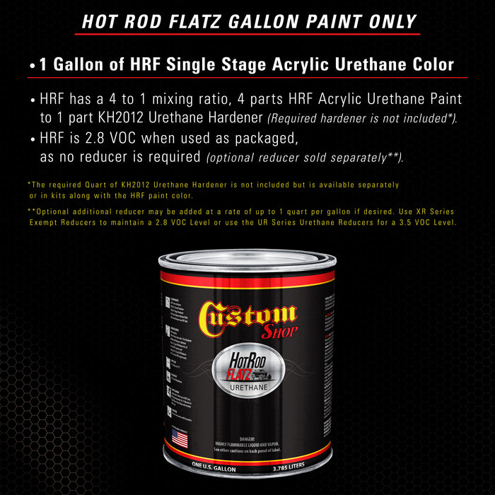 Black Cherry Pearl - Hot Rod Flatz Flat Matte Satin Urethane Auto Paint - Paint Gallon Only - Professional Low Sheen Automotive, Car Truck Coating, 4:1 Mix Ratio