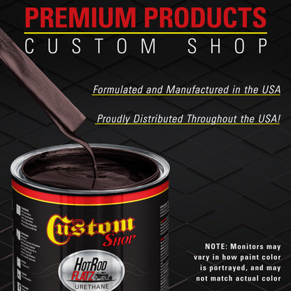 Molten Red Metallic - Hot Rod Flatz Flat Matte Satin Urethane Auto Paint - Paint Quart Only Coating