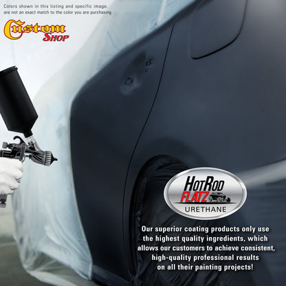 Midnight Blue Pearl - Hot Rod Flatz Flat Matte Satin Urethane Auto Paint - Paint Quart Only Coating
