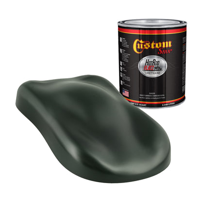 Midnight Green Pearl - Hot Rod Flatz Flat Matte Satin Urethane Auto Paint - Paint Quart Only Coating
