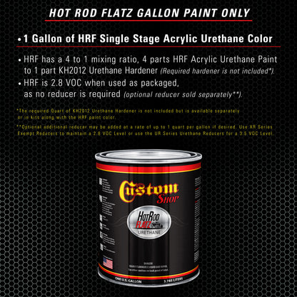 Sea Foam Green Metallic - Hot Rod Flatz Flat Matte Satin Urethane Auto Paint - Paint Gallon Only
