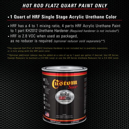 Sea Foam Green Metallic - Hot Rod Flatz Flat Matte Satin Urethane Auto Paint - Paint Quart Only
