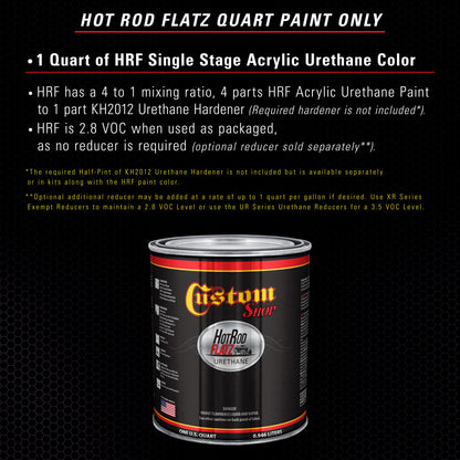 Midnight Purple Pearl - Hot Rod Flatz Flat Matte Satin Urethane Auto Paint - Paint Quart Only Coating