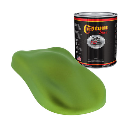 Firemist Lime - Hot Rod Flatz Flat Matte Satin Urethane Auto Paint - Paint Quart Only Coating, 4:1 Mix