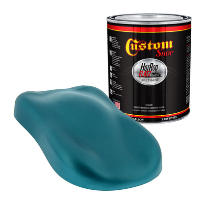 Aquamarine Firemist - Hot Rod Flatz Flat Matte Satin Urethane Auto Paint - Paint Gallon Only Coating