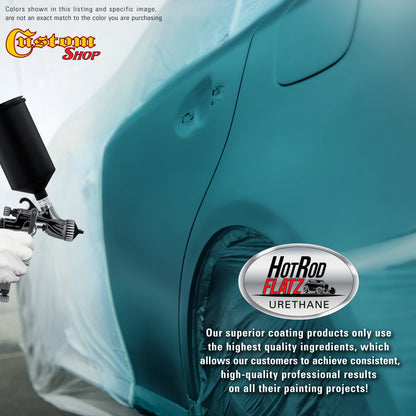 Aquamarine Firemist - Hot Rod Flatz Flat Matte Satin Urethane Auto Paint - Paint Gallon Only Coating